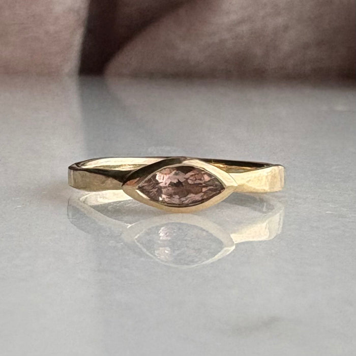 Champagne Marquise Tourmaline Ring