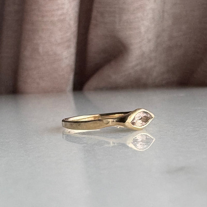 Champagne Marquise Tourmaline Ring